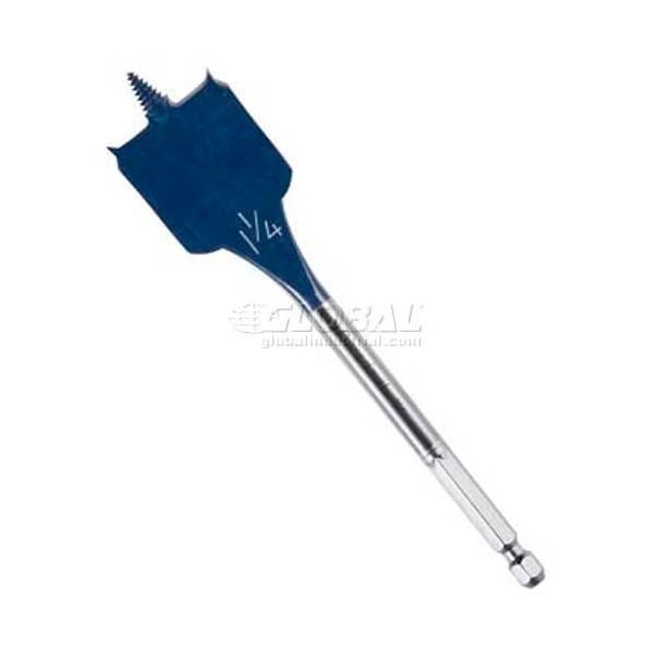 Bosch 1-1/4 X 6 Daredevil Standard Spade Bit, Hex Shank - DSB1017B