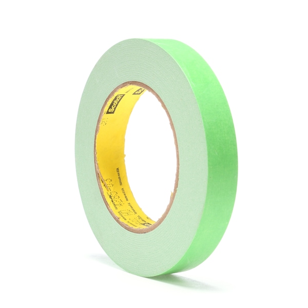 Cinta de papel plano Scotch imprimible 256, verde claro, 3/4 pulgadas x 60 yardas, 6.7 mil, 48/caja - T944256W