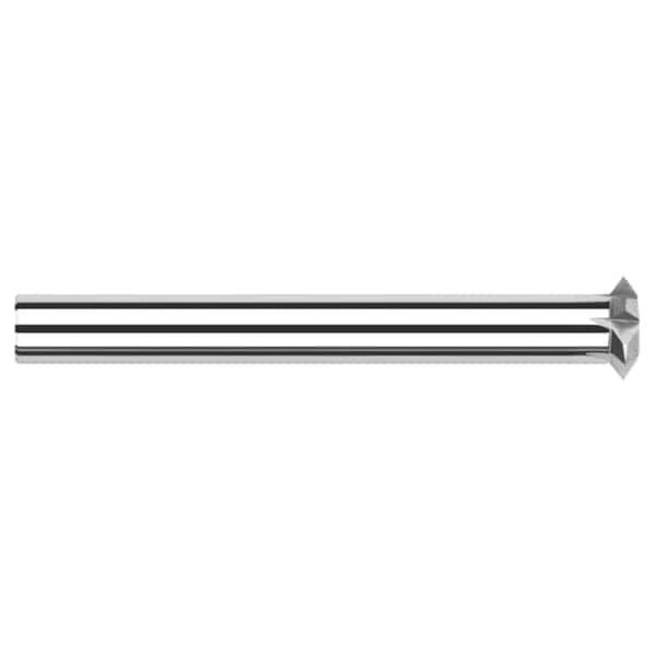 Harvey Tool Double Angle Shank Cutter - Pointed, 0.2500" (1/4) - 875503