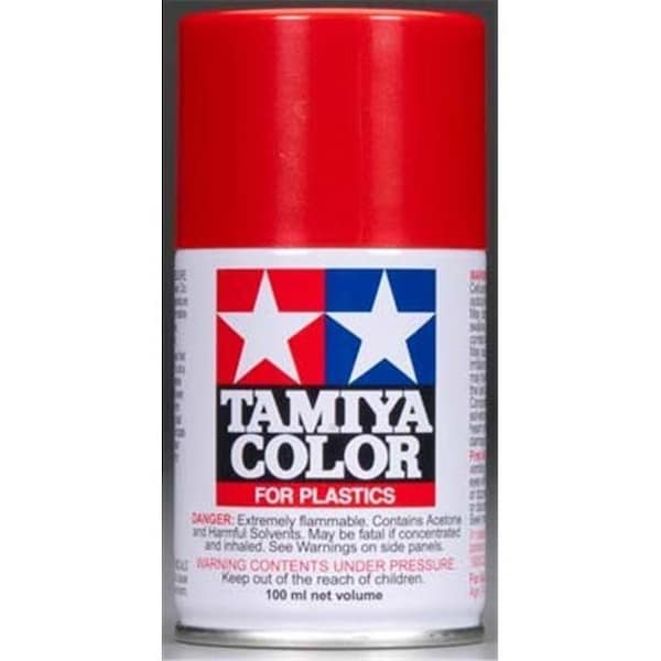 Pintura Tamiya TS85 en aerosol; Rojo brillante Mica - TAM85085