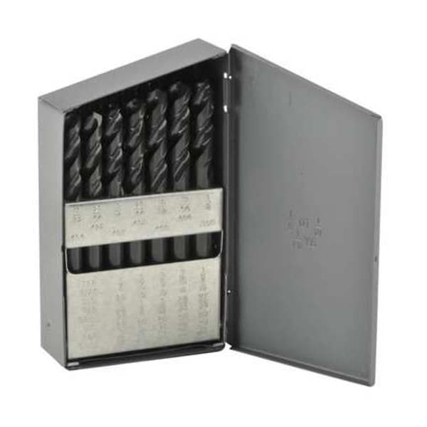 Cleveland 29PC Q-AMD Aircraft Maint. Short Flute Jobber Dril Set Cleveland 3780 Oxide HSS-CO 8% 1/16-1/2x1/64 - C14499