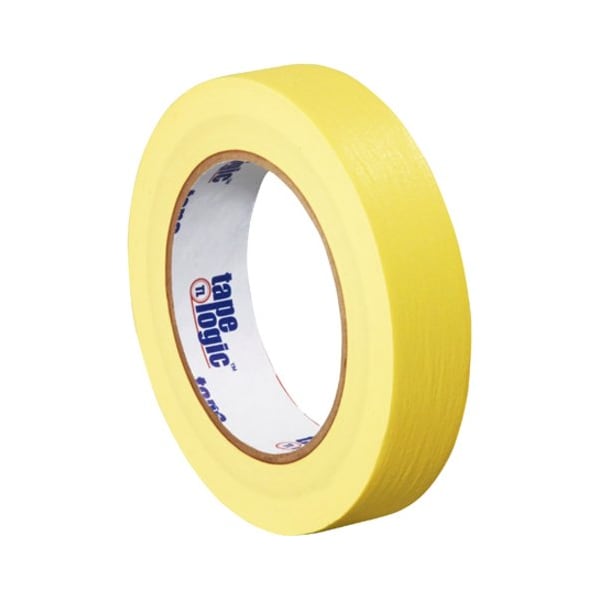 Cinta de enmascarar Tape Logic®, 4.9 Mil, 1" x 60 yds., Amarillo, 12/Estuche - T93500312PKY