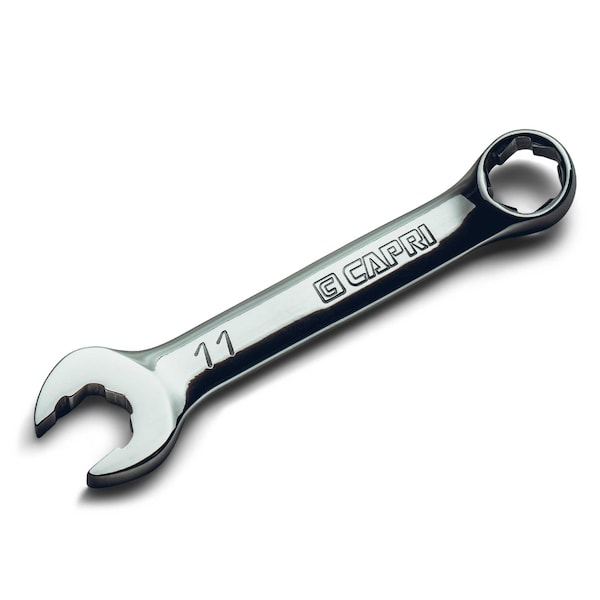 Llave combinada WaveDrive Pro Stubby de 11 mm de Capri Tools para pernos regulares y redondeados - CP11750-M11SB