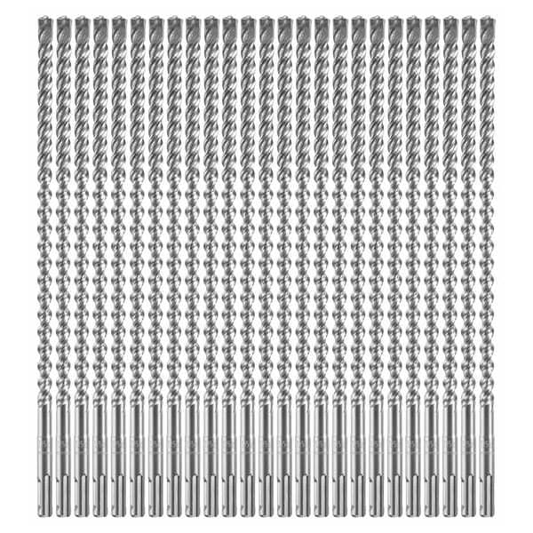 Bosch 4-Cutter Hammer Drill Bit 3/8" x 12"L, SDS Plus, 25PK - HCFC2064B25