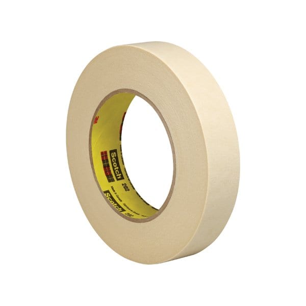 3M 1'' x 60 yds. Cinta de enmascarar 3M 202, paquete de 6 - T9352026PK