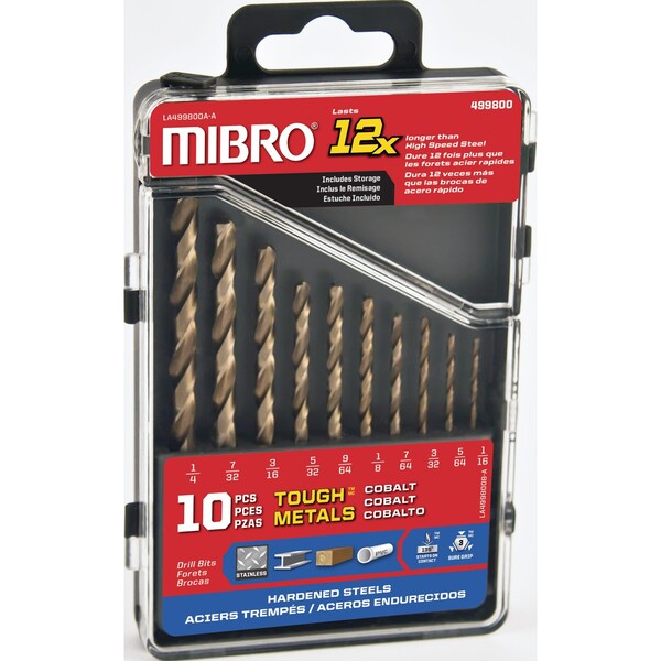 Richelieu (10-Piece) Cobalt Steel Drill Bit Set - 499800