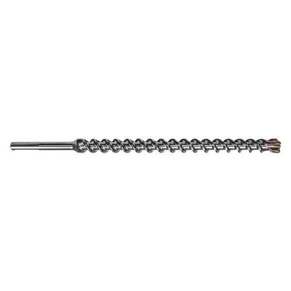 Century Drill & Tool SDS Max Drill Bit, 1-3/8x18x23in, 4-Cutter - 83719