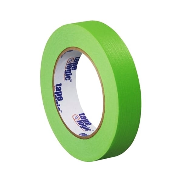 Cinta de enmascarar Tape Logic®, 4.9 Mil, 1" x 60 yds., Verde Claro, 12/Embalaje