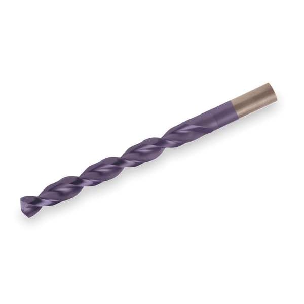 Cleveland Q-Cobalt 135 Degree Wide Land Parabolic Jobber Lngth Drill Cleveland 2075-TA TiAlN HSS-CO 8% RHS/RHC 9/32 - C16996