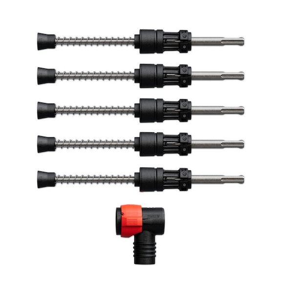 Diablo Dust Ext Hammer Drill Bit, 1/4 in dia, PK6 - DMAPLA4400-S6