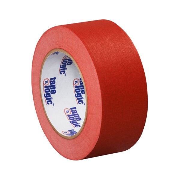 Cinta de enmascarar Tape Logic®, 4.9 Mil, 2" x 60 yds., Roja, 12/Estuche - T93700312PKR