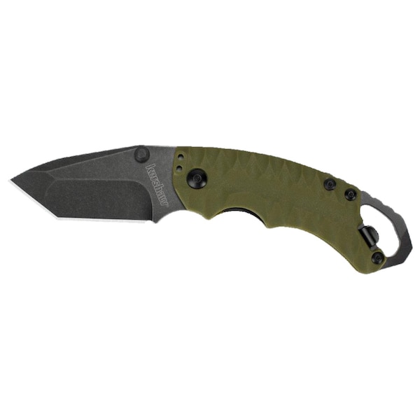 Kershaw Shuffle Ii Olive Blackwash - KER8750TOLBW