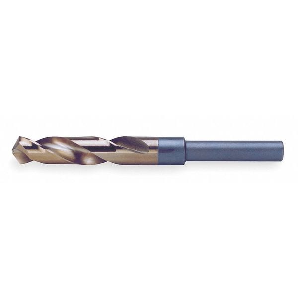 Chicago-Latrobe 118 Degree Silver & Deming Drill with 1/2 Reduced Shank Chicago-Latrobe 190C Straw HSS-CO RHS/RHC 21/32 - 53442