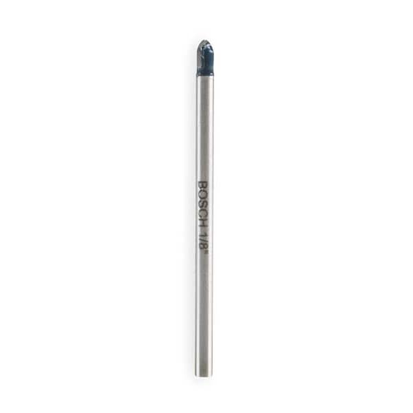 Bosch Glass and Tile Bit, 1/8 In. Dia, 2 In. L - GT100