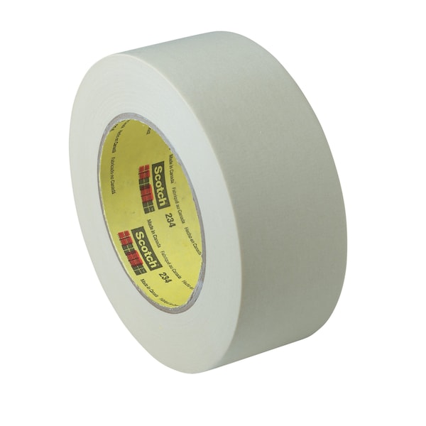 Cinta para enmascarar Scotch 3M™ 234, 5.9 Mil, 1" x 60 yds., color beige, 36 unidades por caja - T935234