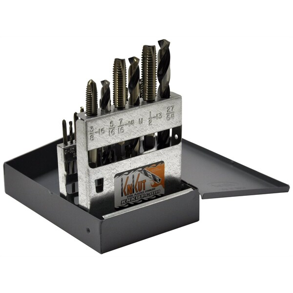 R W Thompson Knkut 18 Piece National Course Tap/Drill Bit Set - KNKKK18TDNC