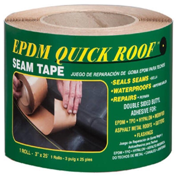 Cinta autoadhesiva de hule EPDM para costuras de 3 pulgadas x 25 pies - CO569085