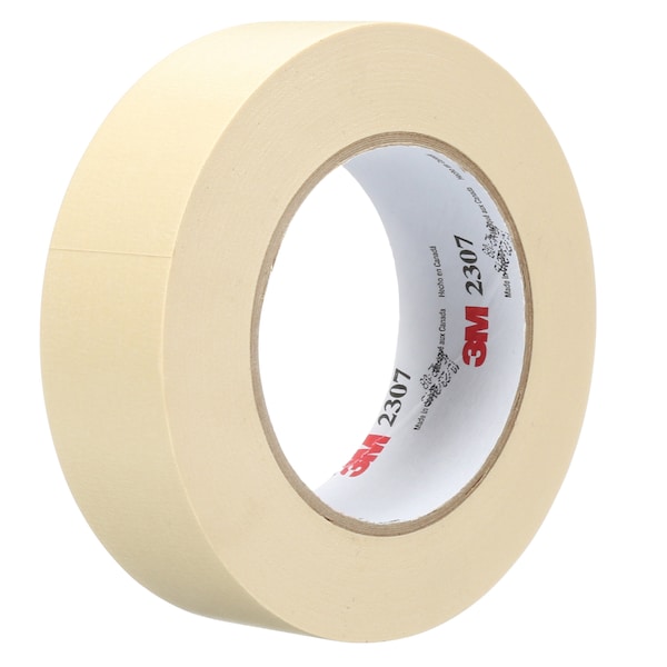 Cinta de enmascarar 3M™ 2307, 5.2 Mil, 1 1/2" x 60 yardas, Natural, 24/Caja - T9362307