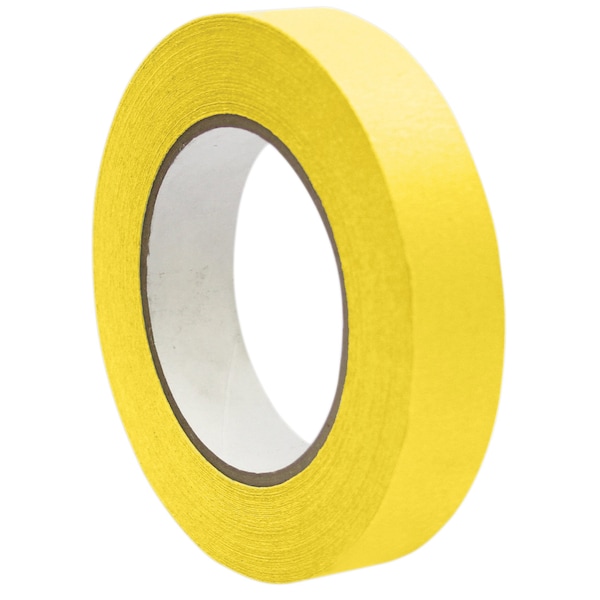 Cinta de enmascarar de grado premium Mavalus, 1 pulgada x 55 yardas, Amarilla, paquete de 6 - DSS46169