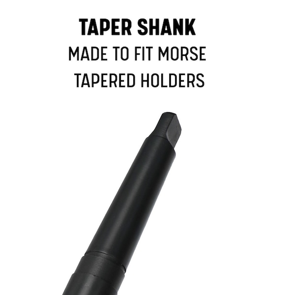 Drill America 9/16" HSS 2MT Taper Shank Drill Bit - DWDTS9/16
