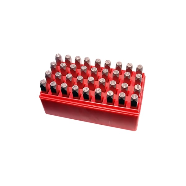 K-Tool International Letters/Numbers Metal Stamp W/ Case - KTI73400