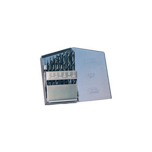 Champion Cutting Tool Champion 15 Piece XL5 Brute Platinum Jobber Drill Set, 1/16in - 1/2in x 32nds - CHA 115C-XL5