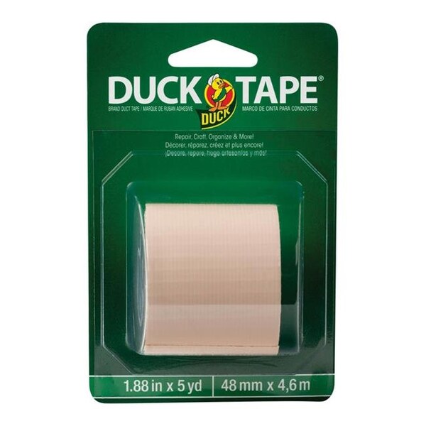 Cinta Duck Brand 4760393 de 1.88 pulgadas x 5 yardas color beige sólido - 4760393