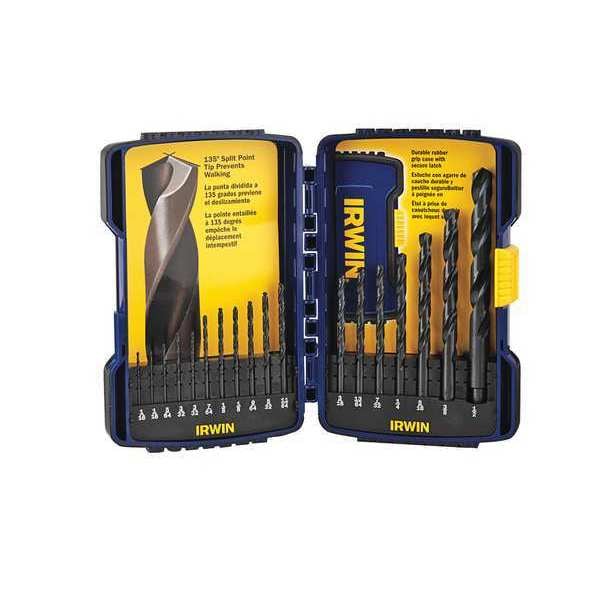 Irwin 15-pc. Jobber Length Drill Set, Cobalt Alloy Steel - 316015