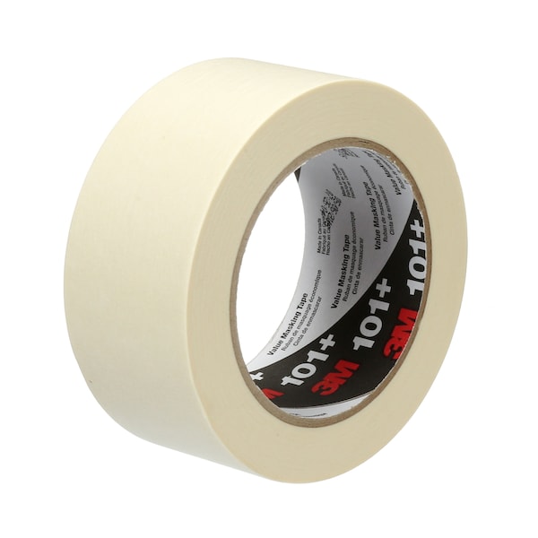 Cinta de enmascarar 3M™ 101+, 5.1 Mil, 2" x 60 yds., Beige, 24/Estuche - T937101