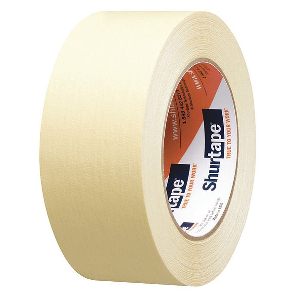 Cinta de enmascarar Shurtape, 48mm x 55m, amarilla, paquete de 24 - CP 102
