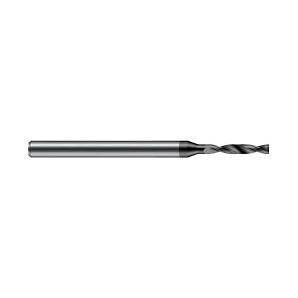 Harvey Tool 0.0995  in. Drill dia x 0.68 in. Flute Length Carbide HP Drill for Flat Bottom, 2 Flutes - FBG0995-C3