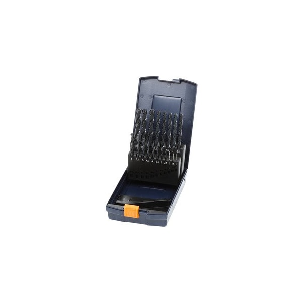 Garant 19 Pc HSS Jobber Drill Set in a Case, Sizes: 1-10 mm - 115120 1-10