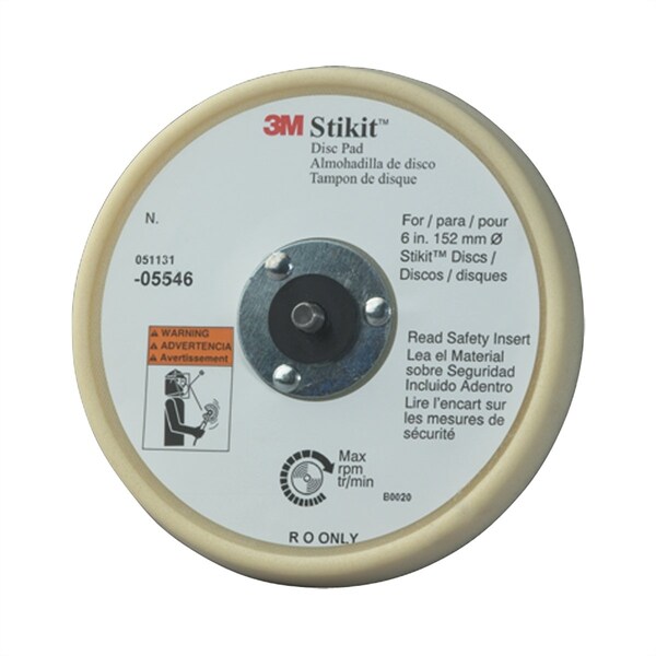 3M Stikit Low Profile Finishing Dis Pad, 6"X11/16" - MMM5546