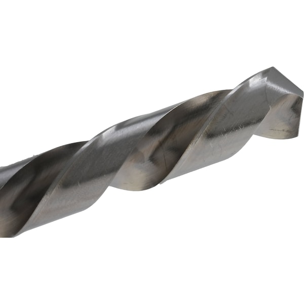 Chicago-Latrobe Screw Machine Drill Bit, #26 Size, 118  Degrees Point Angle, High Speed Steel, Bright Finish - 49096