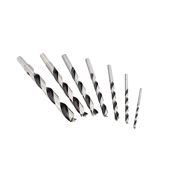 Bora Portamate 0.75 x 0.5 in. Brad Point Drill Set in Blister - 7 Piece - FSF-320791