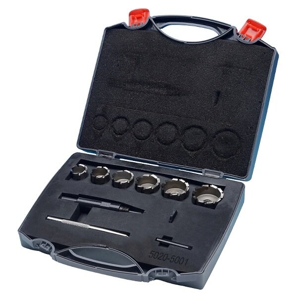 Hhip 9 Piece 7/8~1-1/2" High Speed Steel Annular Cutter Set - 5020-5001