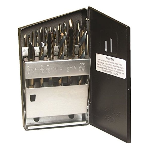 Viking Norseman Drill 58010 Sp-18Tdf Type 20-Ub Spiral Pt Plug Style Magnum Tap/Drill Set - 58010