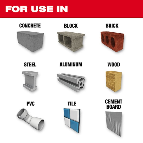 Milwaukee Tool 3/16 in. x 6 in. SHOCKWAVE Impact Duty Carbide Multi-Material Drill Bit for Concrete Screws - 48-20-8876