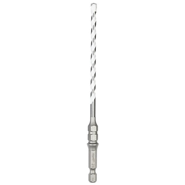Milwaukee Tool 3/16 in. x 6 in. SHOCKWAVE Impact Duty Carbide Multi-Material Drill Bit for Concrete Screws - 48-20-8876