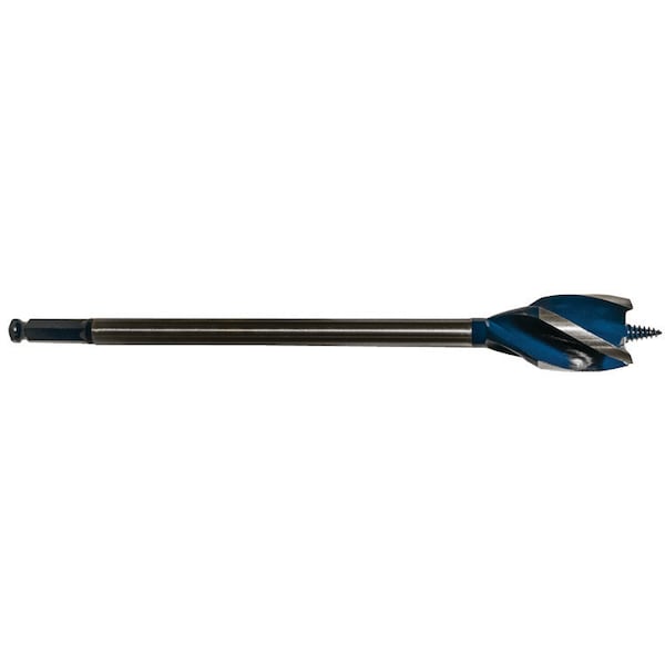 Century Drill & Tool Speed Cut Auger Bit 1-3/8 X12 Overall Lgth 2-7/8 Flute Lgth 7/16 Shank - 38288