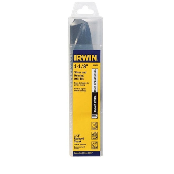 Irwin Irwin 1-1/8 in. X 6 in. L High Speed Steel Drill Bit Straight Shank 1 pc - 90172