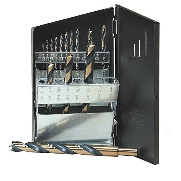 Viking Norseman Drill 42031 Type 16-Ub Brad Point Magnum Super Premium Drill Bit (14 Piece) - 42031