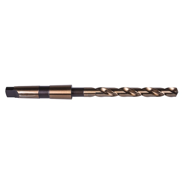 Precision Twist Drill HSS-E Bronze 135° Taper Shank Drill Jobber ANSI 15/32 inch - 021330