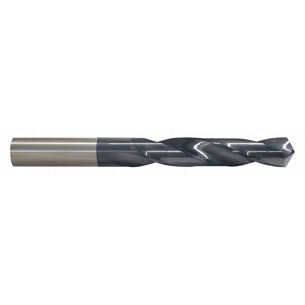 Zoro Select 1/4" Carbide TiALN 118 Deg. Jobber Length Drill Bit - 450-202500B