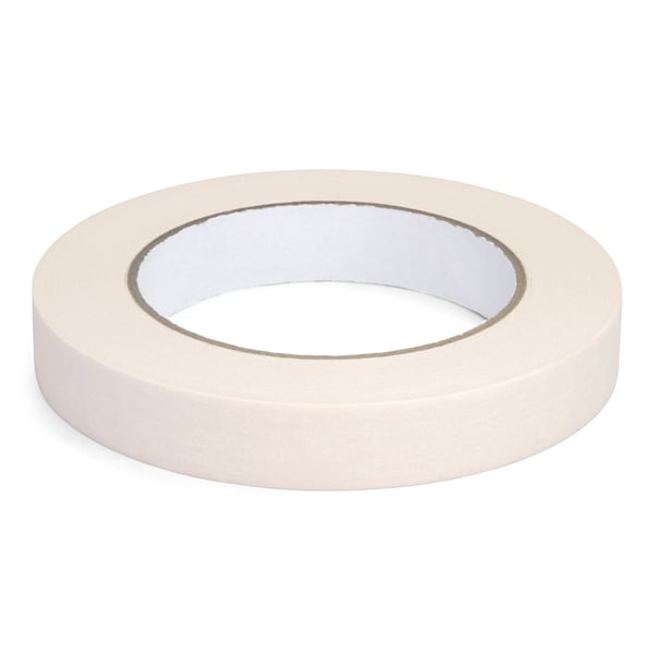 Cinta de enmascarar de uso general de 3/4 de pulgada x 60 yardas, con adhesivo de goma natural resistente, fácil de rasgar, paquete de 6 - 6x-44573