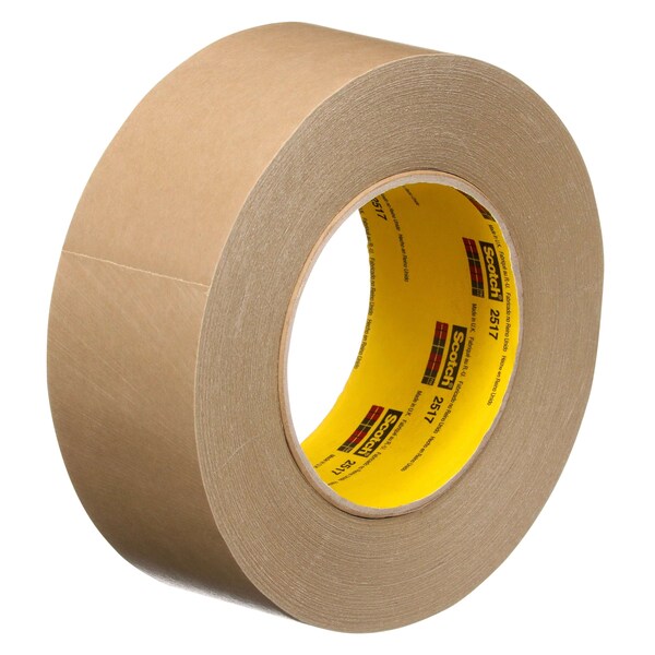 Cinta plana Scotch 3M™ 2517, 6.5 Mil, 2" x 60 yds., Kraft, 24/Caja - T9472517