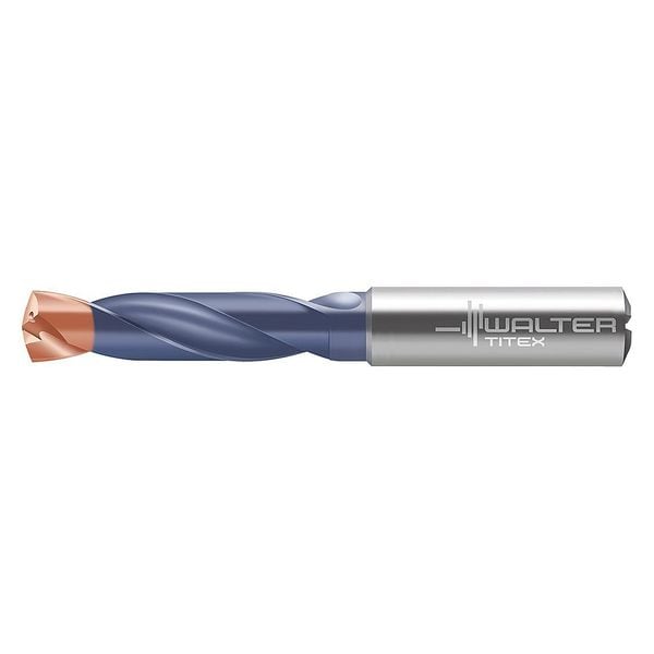 Walter Jobber Drill, 4.40mm, Carbide, A3289DPL-4.4 - A3289DPL-4.4