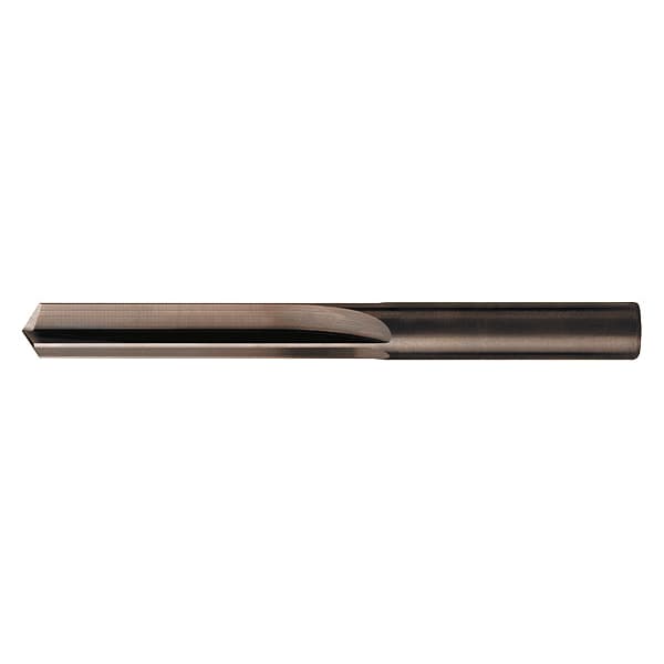 Cleveland 140 Degree Straight Flute Stub Length Drill Cleveland 1766 Bright Carbide RHC #31 - C89445