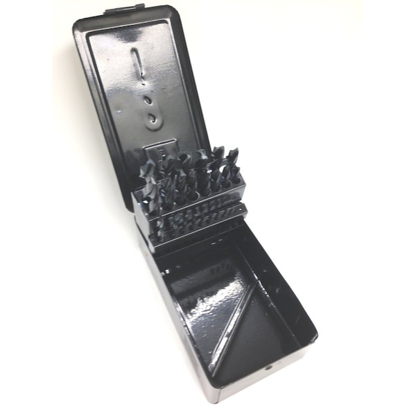 Hhip 25 Piece 1-13mm X .5mm High Speed Steel Metric Jobber Drill Set - 5000-0007