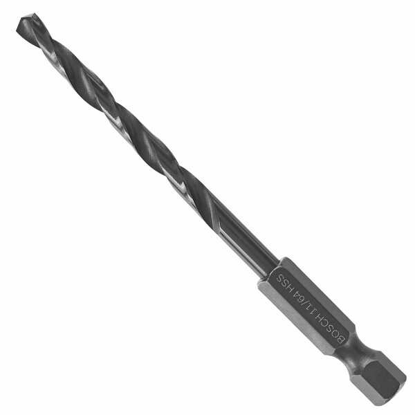 Bosch Impact Drill Bit, 11/64" Size, 3-1/4" L - BL4138IM